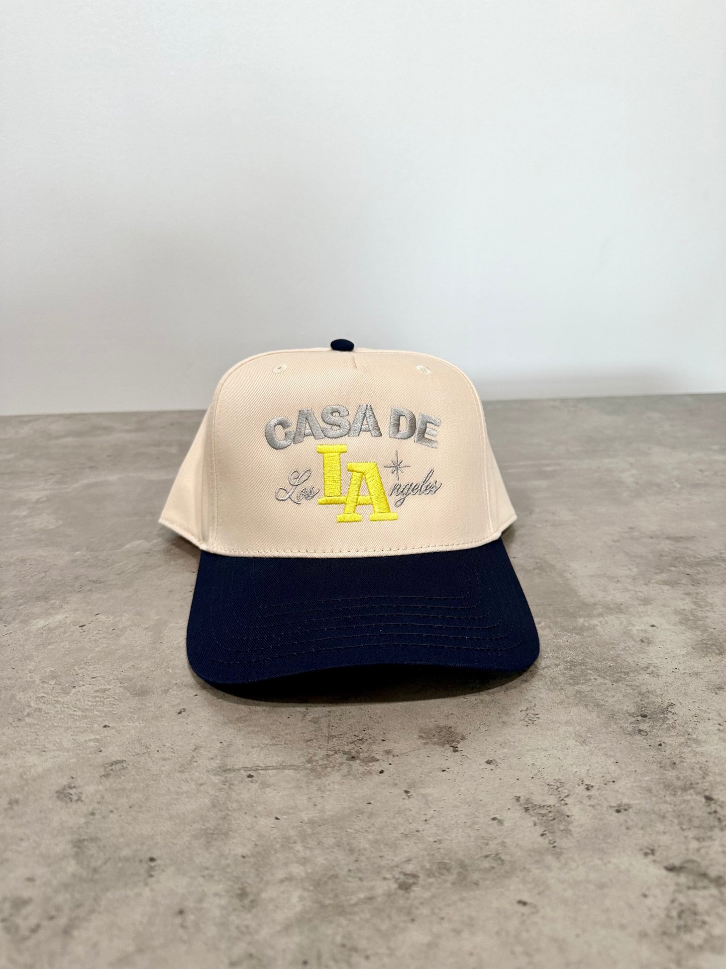 Cream/Navy Casa Trucker
